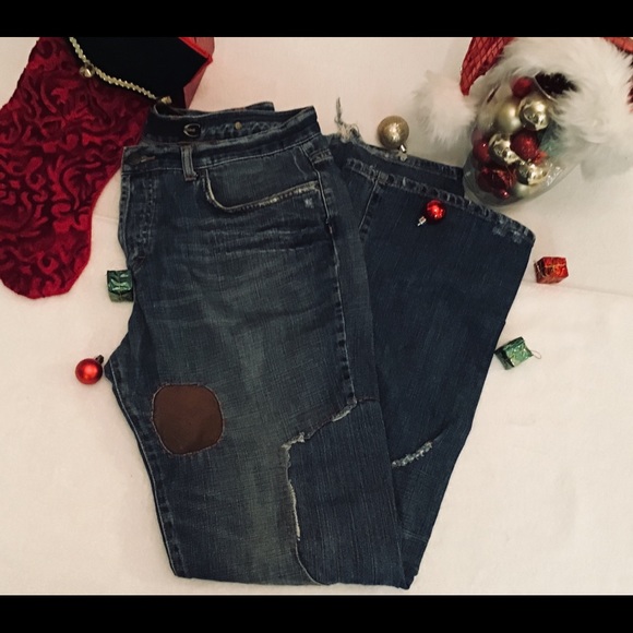 “JUST CAVALLI” EXTREMELY Distressed men’s jeans. - Picture 3 of 8